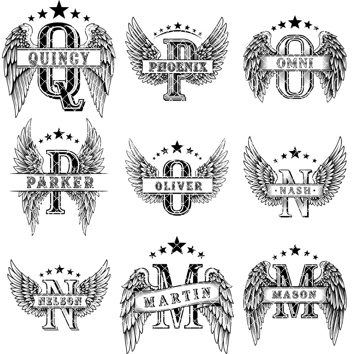 55 Diseños Vintage de Monogramas Letreros con Nombre de Familia para Grabado Láser en Tablas de Charcutería - Imagen 12