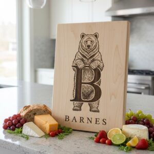 Animal Monogram Bundle, 53 Engraving Designs for Charcuterie Boards, Family Signs