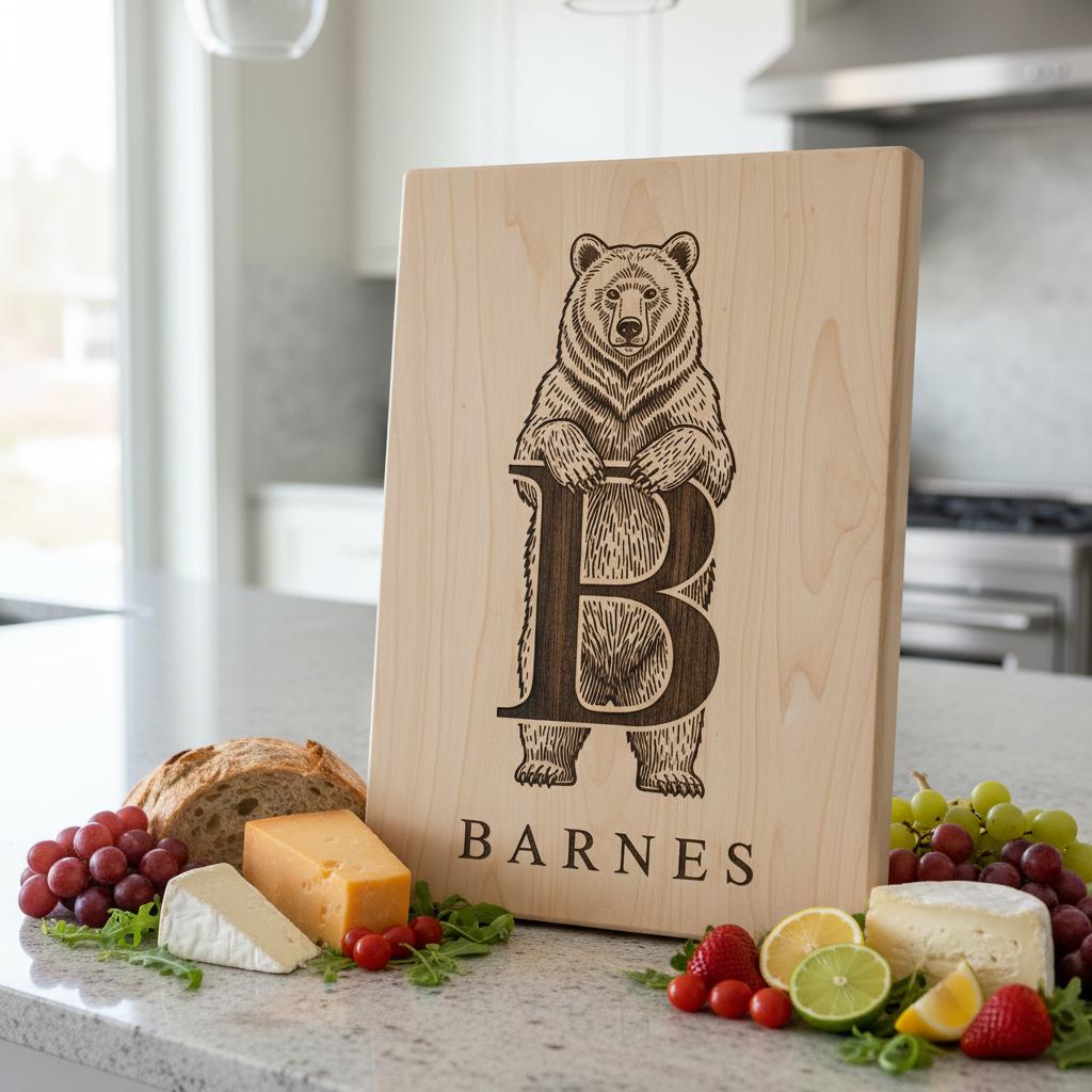 Animal Monogram Bundle, 53 Engraving Designs for Charcuterie Boards, Family Signs