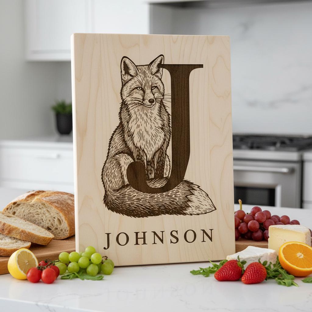Animal Monogram Bundle, 53 Engraving Designs for Charcuterie Boards, Family Signs