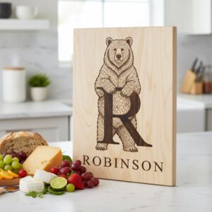 Animal Monogram Bundle, 53 Engraving Designs for Charcuterie Boards, Family Signs
