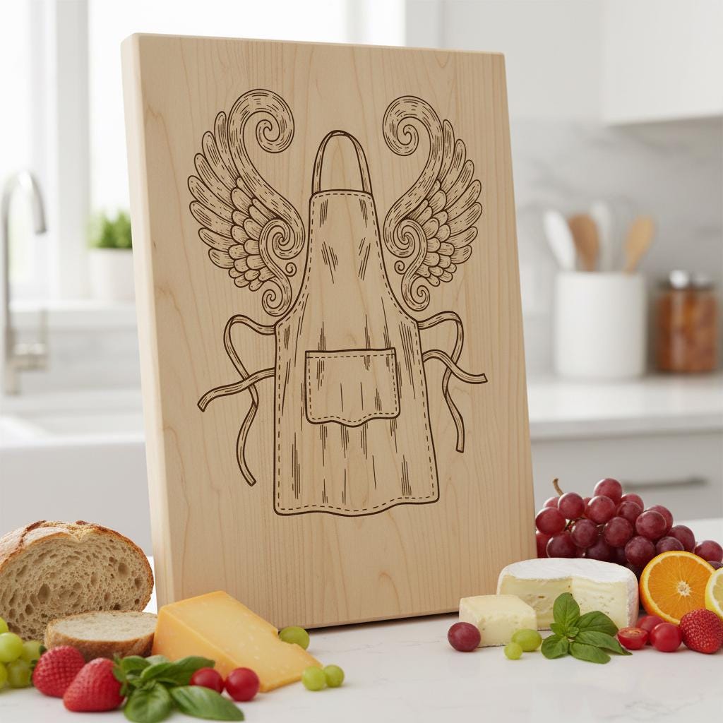 Bundle di Design Taglieri Charcharcuterie, 20 Motivi di Incisione Fantasiosi, Decorazioni da Cucina con Nome di Famiglia - immagine 2