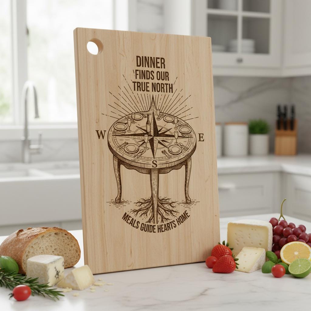 Bundle di Design Taglieri Charcharcuterie, 20 Motivi di Incisione Fantasiosi, Decorazioni da Cucina con Nome di Famiglia - immagine 4