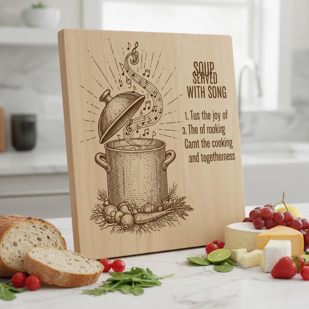 Bundle di Design Taglieri Charcharcuterie, 20 Motivi di Incisione Fantasiosi, Decorazioni da Cucina con Nome di Famiglia - immagine 7