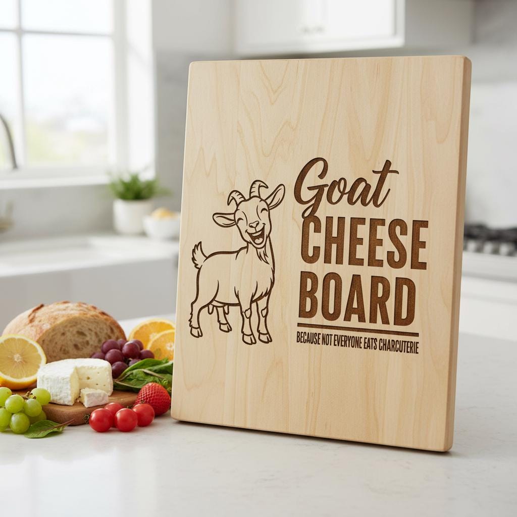Bundle Incisione Tagliere Salumi, 20 Design Divertenti di Giochi di Parole sul Brunch per Taglieri Familiari - immagine 4