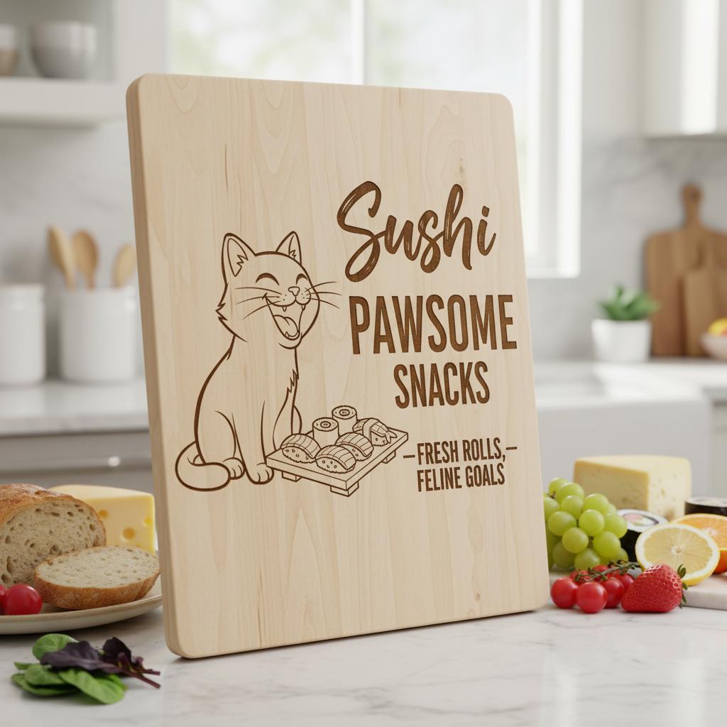 Bundle Incisione Tagliere Salumi, 20 Design Divertenti di Giochi di Parole sul Brunch per Taglieri Familiari - immagine 5