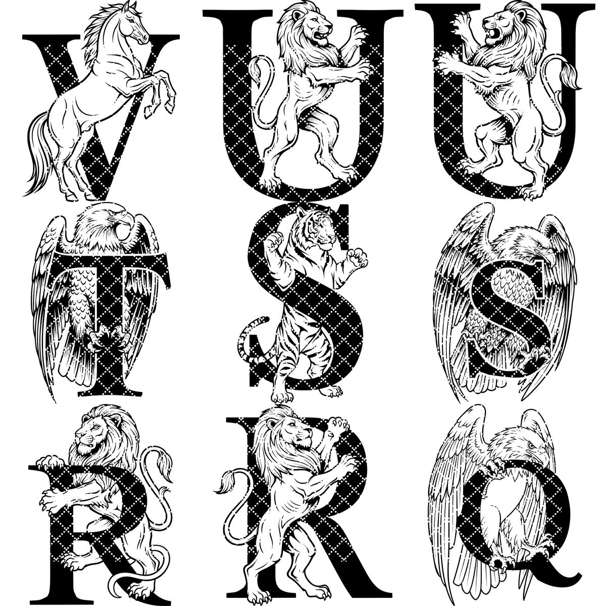Archivos de Grabado para Tablas de Charcutería, Diseños de Monogramas con Escudo Familiar Regio, 54 Estilos - Imagen 11