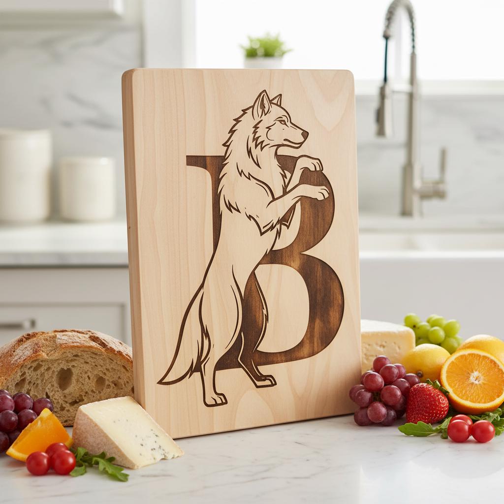 Archivos de Grabado para Tablas de Charcutería, Diseños de Monogramas con Escudo Familiar Regio, 54 Estilos - Imagen 2