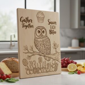 Farmhouse Animal Charcuterie Bundle, 20 Whimsical Engraving Files for Fall Gatherings