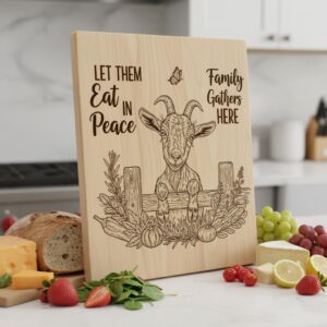 Farmhouse Animal Charcuterie Bundle, 20 Whimsical Engraving Files for Fall Gatherings
