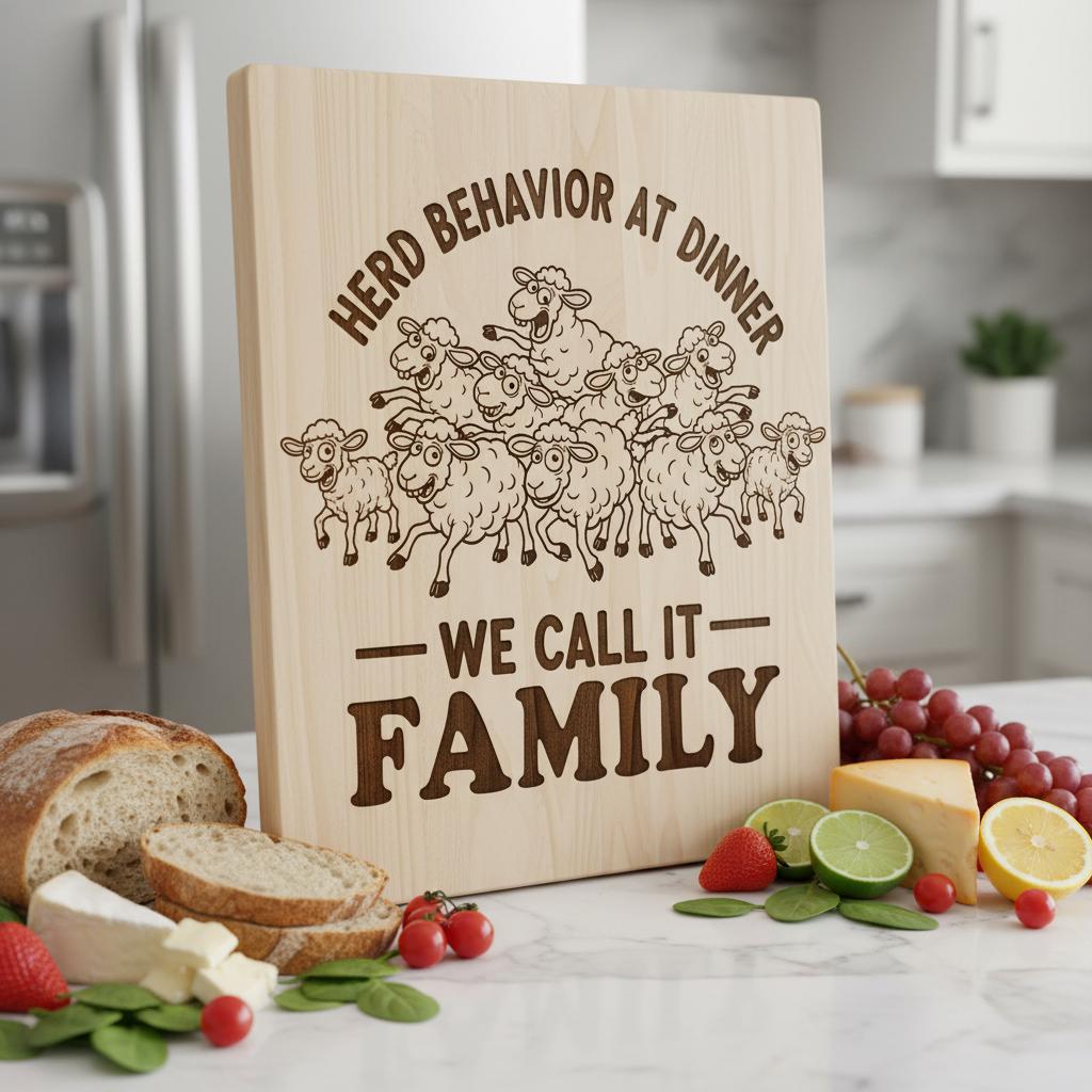 Funny Animal Bundle, Charcuterie Board Laser Engraving Files, Whimsical Kitchen Decor
