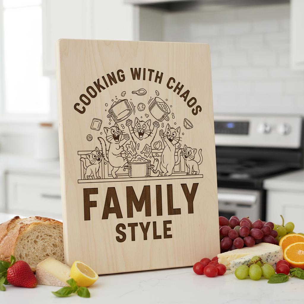 Funny Animal Bundle, Charcuterie Board Laser Engraving Files, Whimsical Kitchen Decor