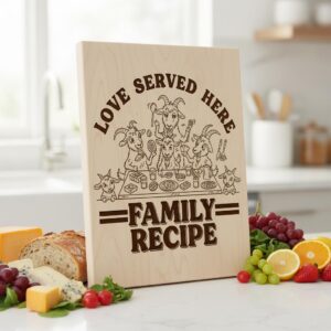 Funny Animal Bundle, Charcuterie Board Laser Engraving Files, Whimsical Kitchen Decor