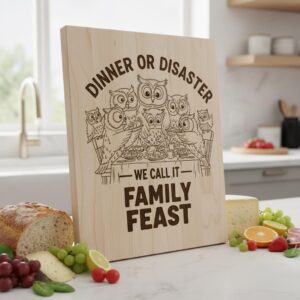Funny Animal Bundle, Charcuterie Board Laser Engraving Files, Whimsical Kitchen Decor