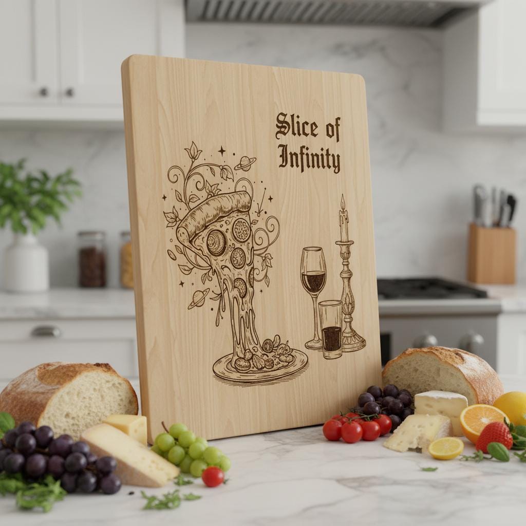 Diseños divertidos de tablas de embutidos, grabado caprichoso de verduras, decoración de cocina humorística. - Imagen 4