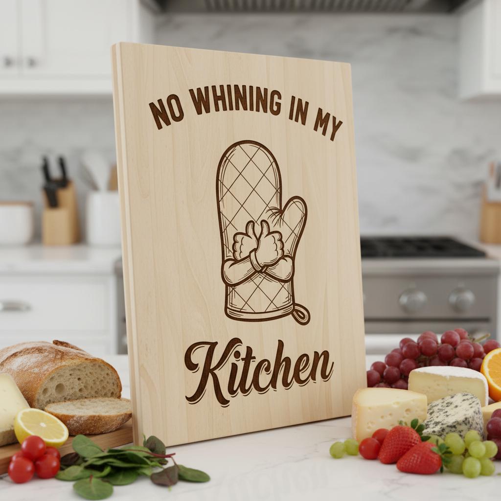 Funny Vintage Kitchen Laser Engraving File, Charcuterie Board Design Bundle