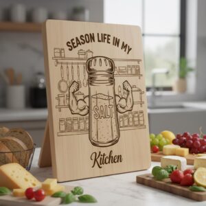 Funny Vintage Kitchen Laser Engraving File, Charcuterie Board Design Bundle
