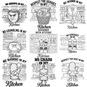 Funny Vintage Kitchen Laser Engraving File, Charcuterie Board Design Bundle