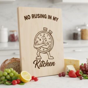 Funny Vintage Kitchen Laser Engraving File, Charcuterie Board Design Bundle