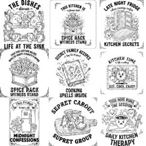 Magical Cookbook Engraving File, Vintage Charcuterie Board Designs Bundle, Whimsical Recipe