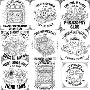 Magical Cookbook Engraving File, Vintage Charcuterie Board Designs Bundle, Whimsical Recipe