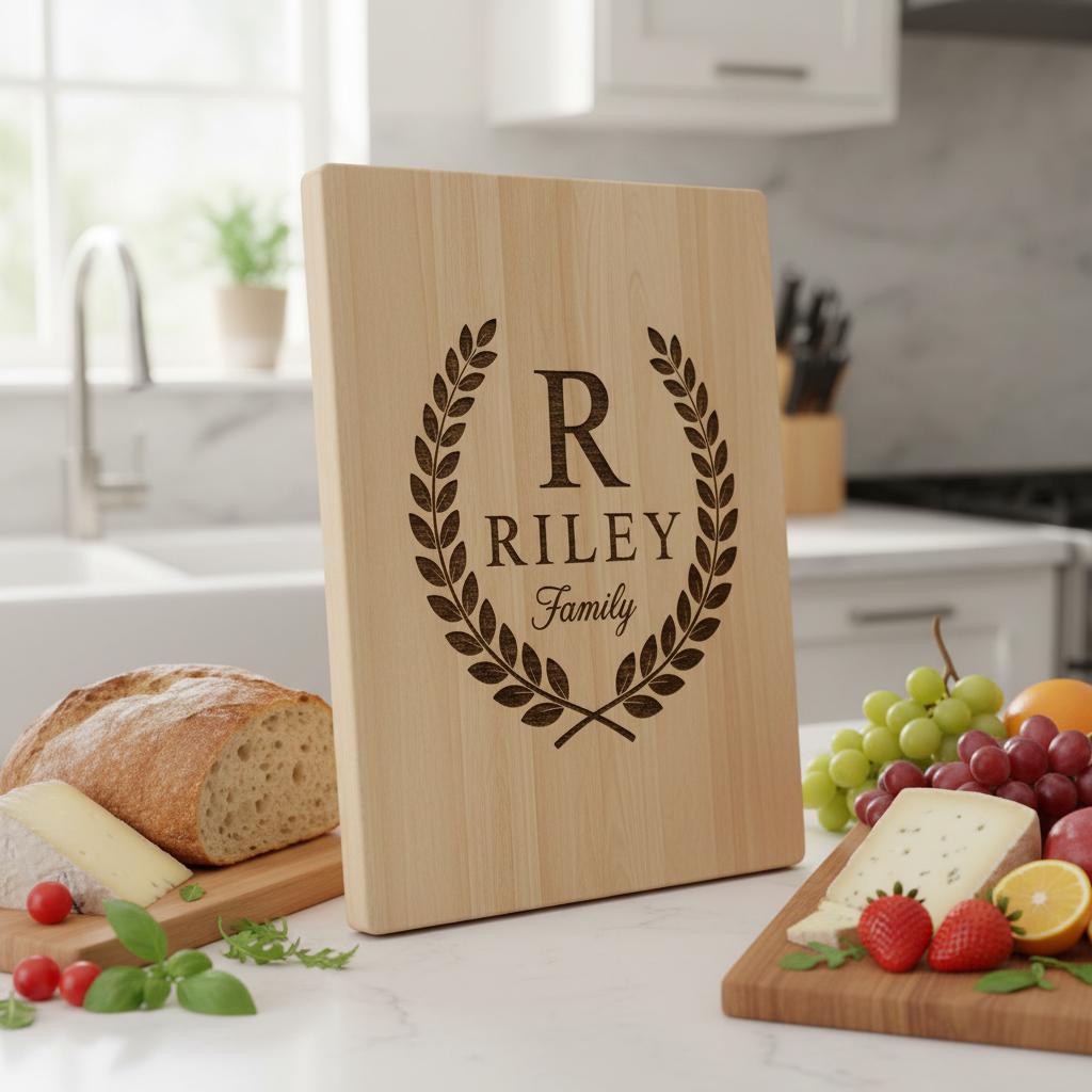 Diseños de Alfabeto Monograma para Grabado Láser, 52 Ideas de Regalo para Tablas de Charcutería - Imagen 7