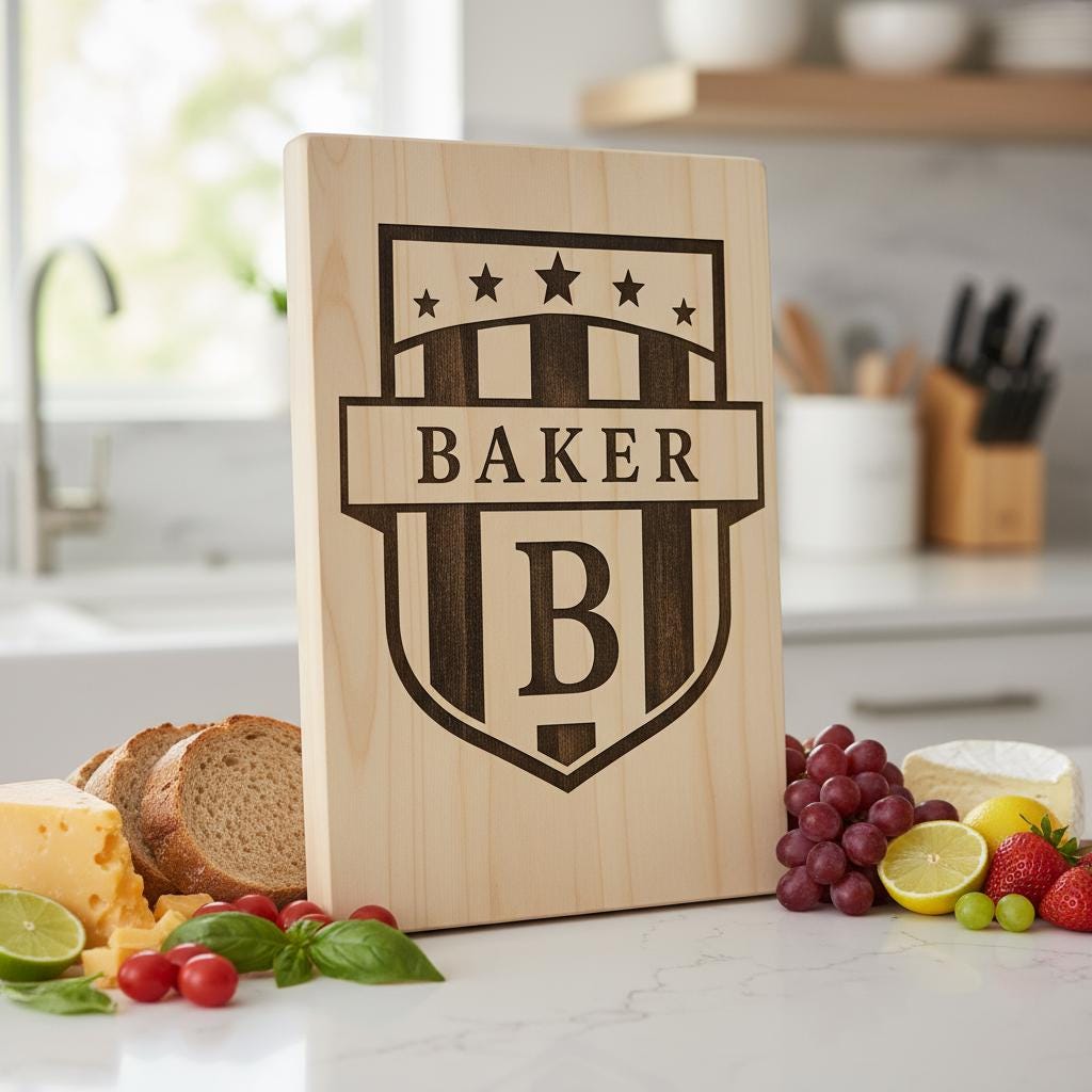 Ensemble de fichiers de gravure laser Alphabet Monogramme, 52 motifs pour planches de charcuterie, cadeaux personnalisés – Image 2