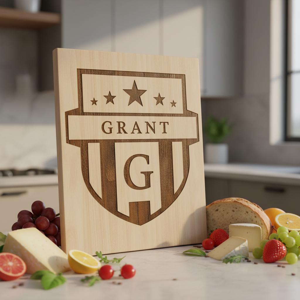 Ensemble de fichiers de gravure laser Alphabet Monogramme, 52 motifs pour planches de charcuterie, cadeaux personnalisés – Image 4