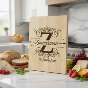 Monogram Bundle 52 Vintage Charcuterie Engraving Files for Family Name Signs