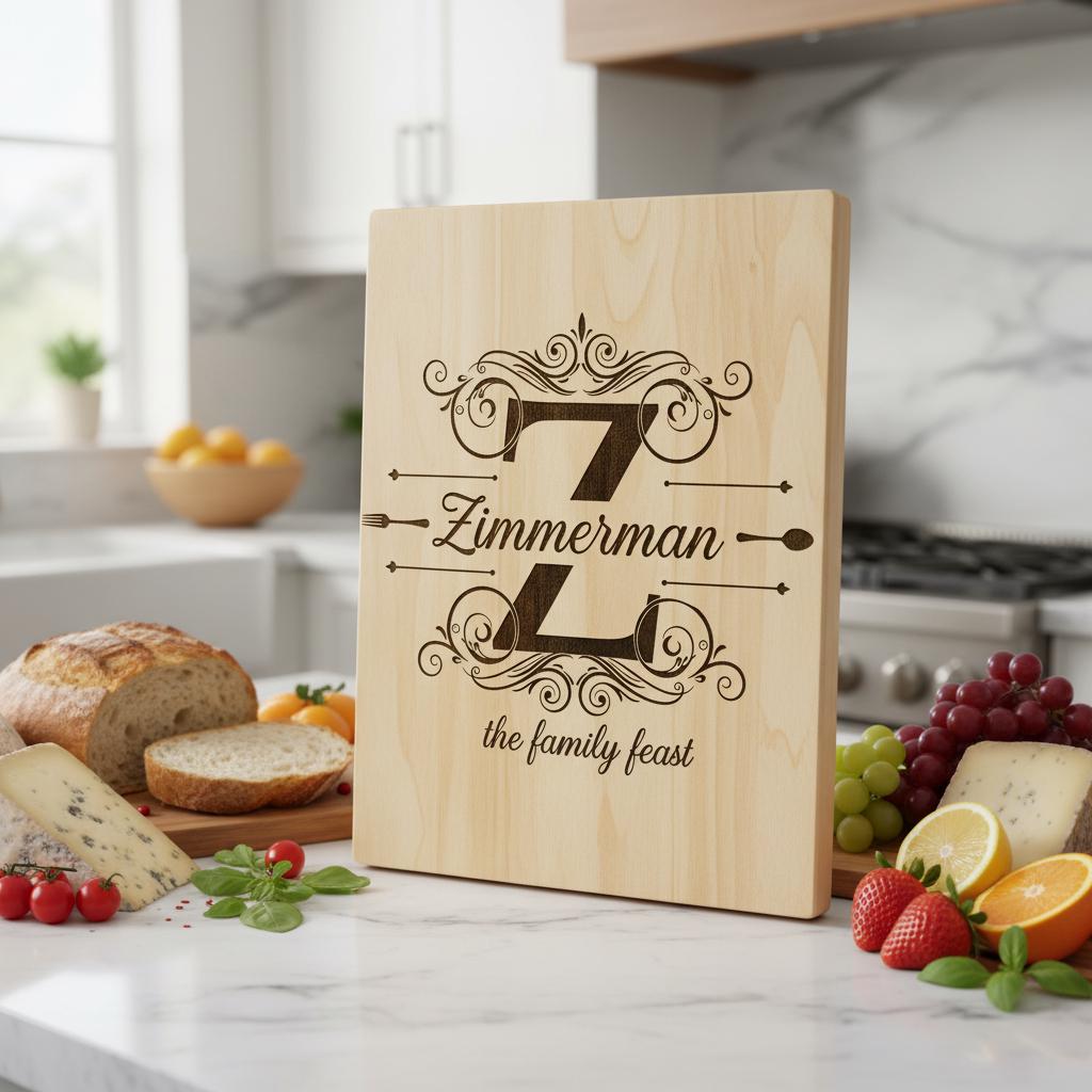 Monogram Bundle 52 Vintage Charcuterie Engraving Files for Family Name Signs