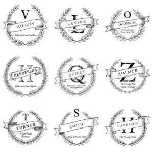 Monogram Charcuterie Board Bundle with 54 Engraving Designs for Personalized Gifts