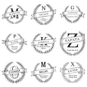 Monogram Charcuterie Board Bundle with 54 Engraving Designs for Personalized Gifts