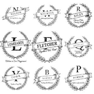 Monogram Charcuterie Board Bundle with 54 Engraving Designs for Personalized Gifts