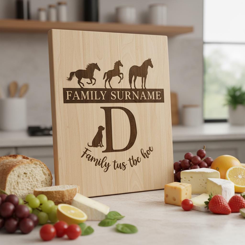 Monogramm Bauernhof Tier Bundle, 74 Lasergravur Designs, Charcuterie Board Dateien – Bild 3