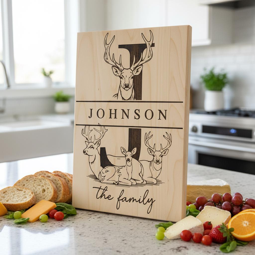Fichier de gravure Monogramme Ferme Charcuterie, Pack Alphabet Nom de Famille – Image 5