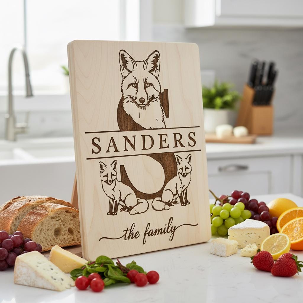 Fichier de gravure Monogramme Ferme Charcuterie, Pack Alphabet Nom de Famille – Image 8