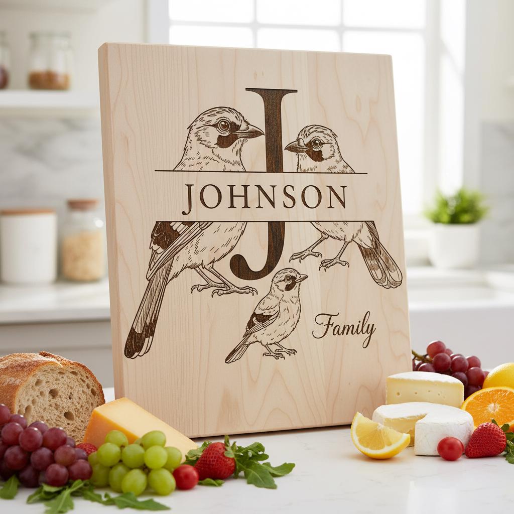 Monogramm Laser Gravur Tier Designs Bundle für Wurstplatten, Geschenke, Schilder – Bild 5