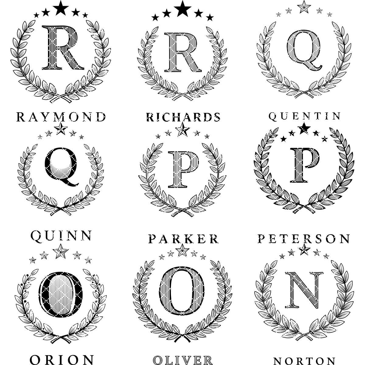 Personalisiertes Monogramm-Bundle für Lasergravur, Wurstplatten, Hochzeitsdeko – Bild 12