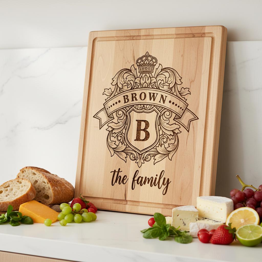 Personalized Monogram Family Crest Bundle, Vintage Shield and Alphabet Designs