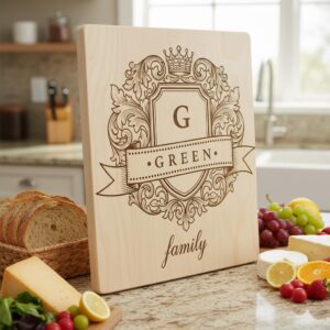 Personalized Monogram Family Crest Bundle, Vintage Shield and Alphabet Designs