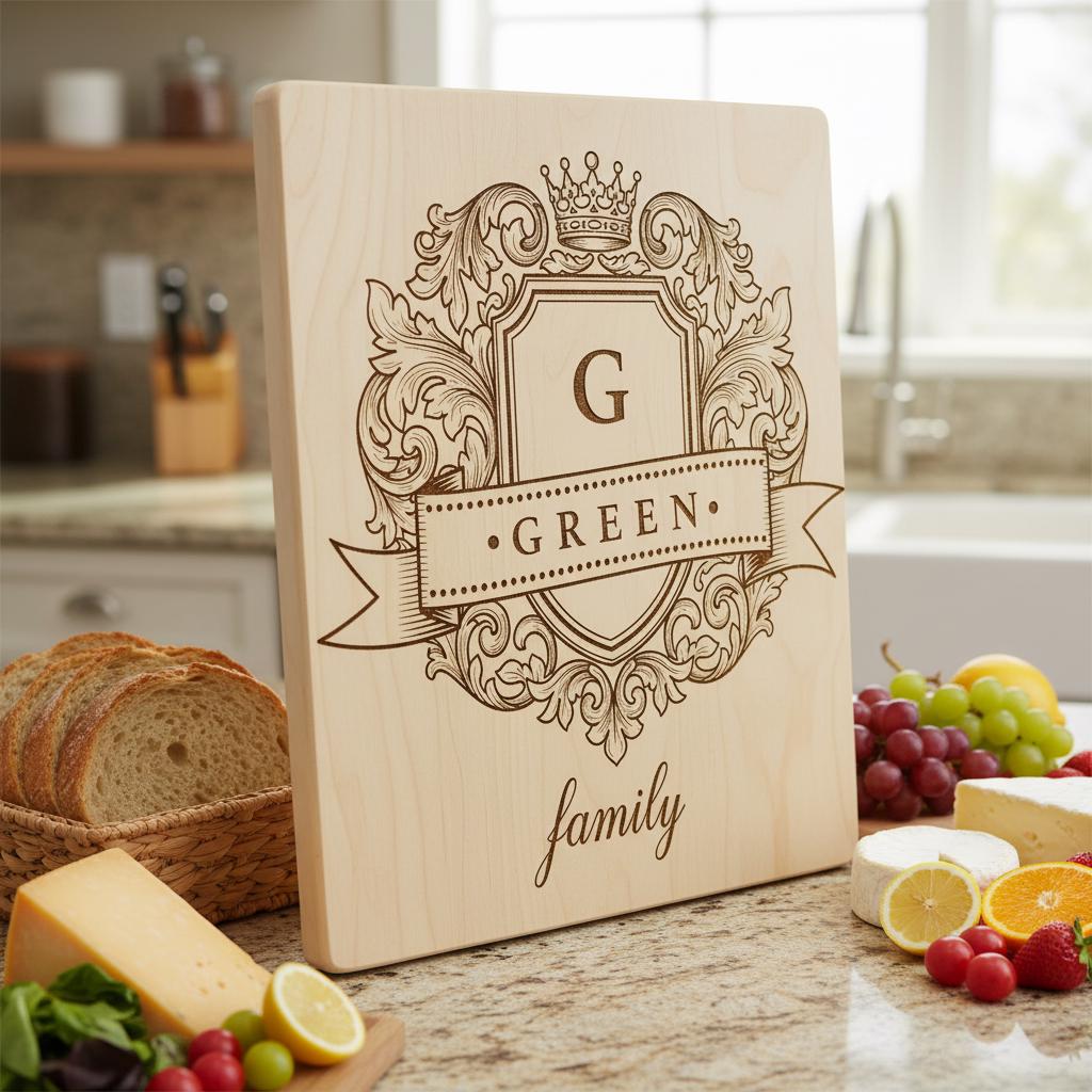 Personalized Monogram Family Crest Bundle, Vintage Shield and Alphabet Designs