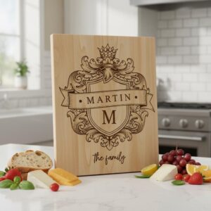 Personalized Monogram Family Crest Bundle, Vintage Shield and Alphabet Designs