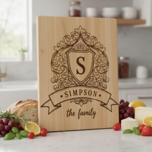 Personalized Monogram Family Crest Bundle, Vintage Shield and Alphabet Designs