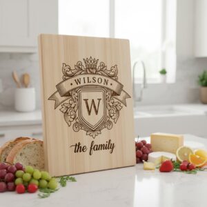 Personalized Monogram Family Crest Bundle, Vintage Shield and Alphabet Designs