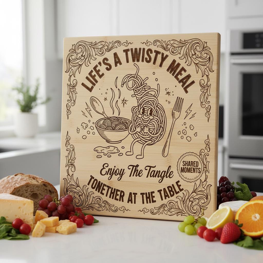Paquete de Diseños Caprichosos de Vegetales, Paquete de Arte para Grabado Láser en Tablas de Charcutería 20" - Imagen 4