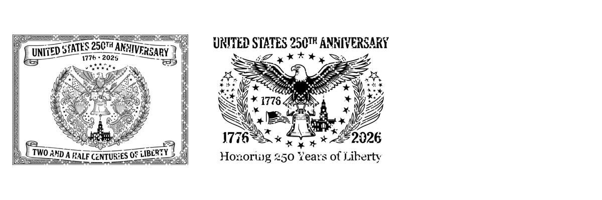250th Anniversary Patriotic Engraving, Americana Chopping Board, US History – Image 12
