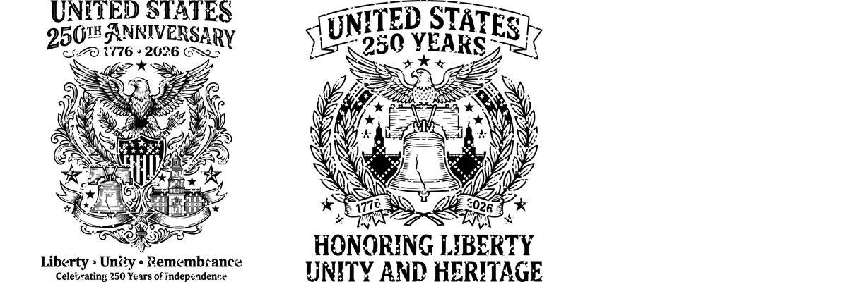 250th Anniversary Patriotic Engraving Designs, USA Board Art Set of 20 – Image 12