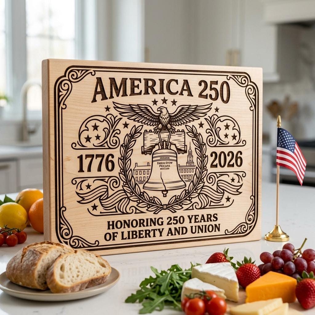 250th Anniversary Patriotic Engraving Designs, USA Board Art Set of 20 – Image 5