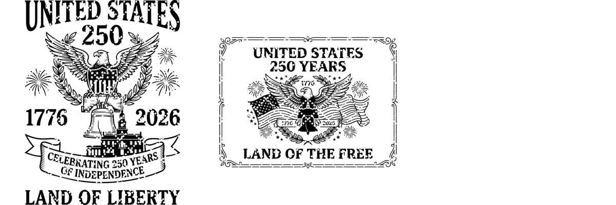 America 250 patriotic laser engraving file, US heritage board art design – Image 12