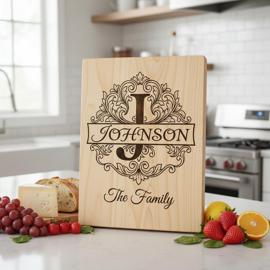 Familienwappen Gravurdatei für personalisiertes Namensschild, Alphabet Monogramm-Paket, Königlicher Akanthus-Stil – Bild 5